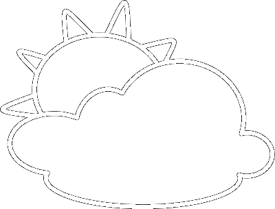 Cloudy Clipart Black And White | Clipart library - Free Clipart Images