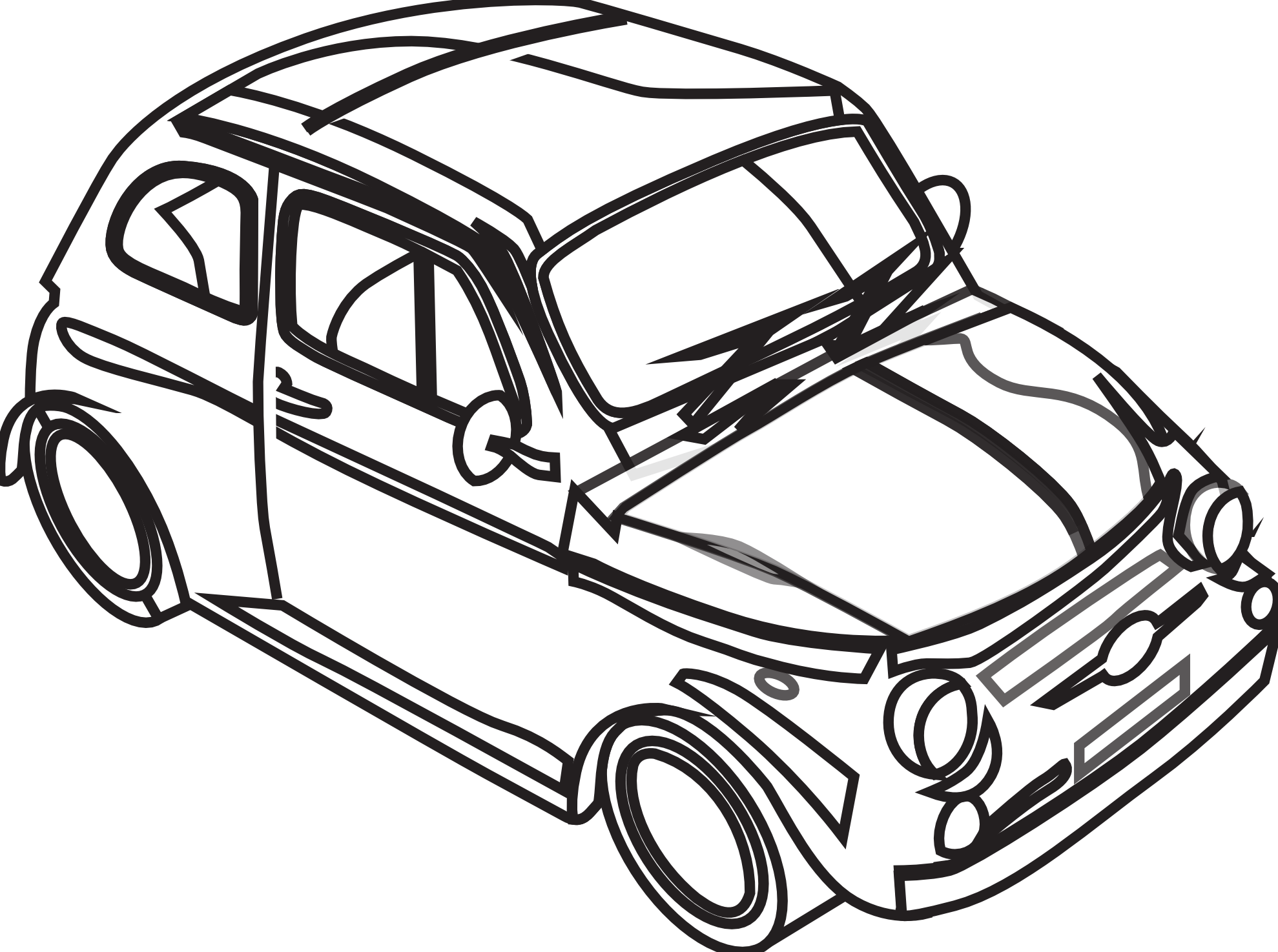 Free Car Black And White, Download Free Car Black And White png images