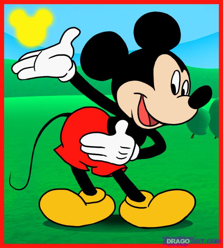 Mickey Mouse Cartoon Drawings 