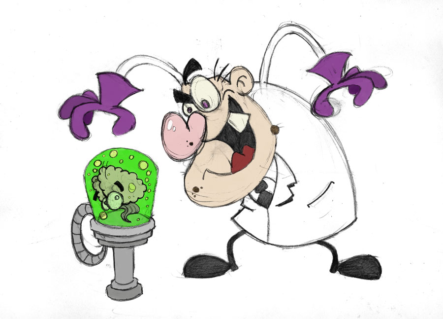 The Art and Animation of Daniel M. Zyk: Mad Scientist