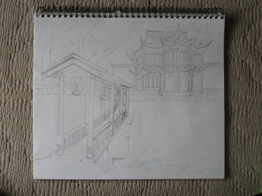 Chinese Traditional House by Crocofielius on Clipart library