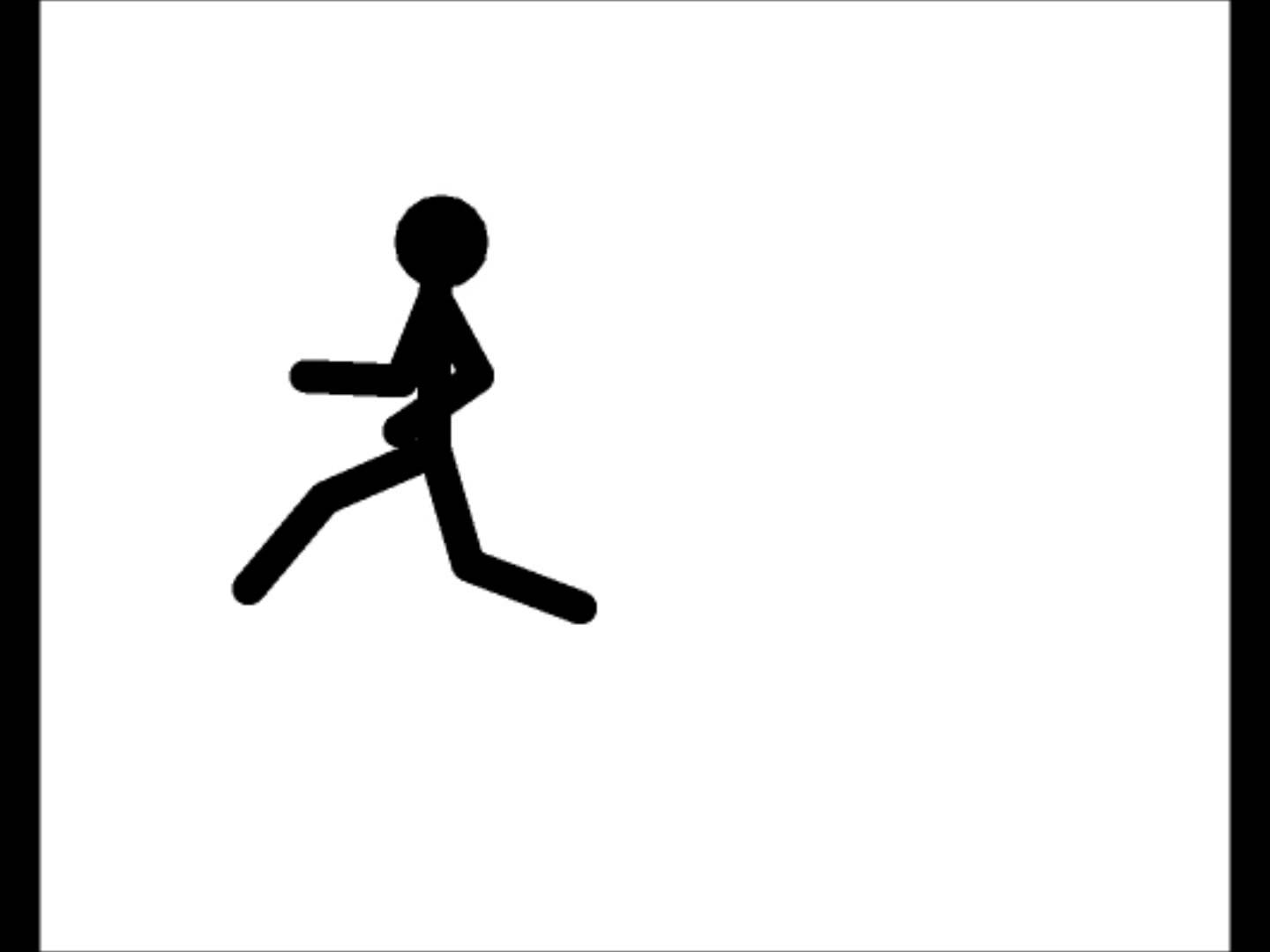 How To Draw A Running Stick Person