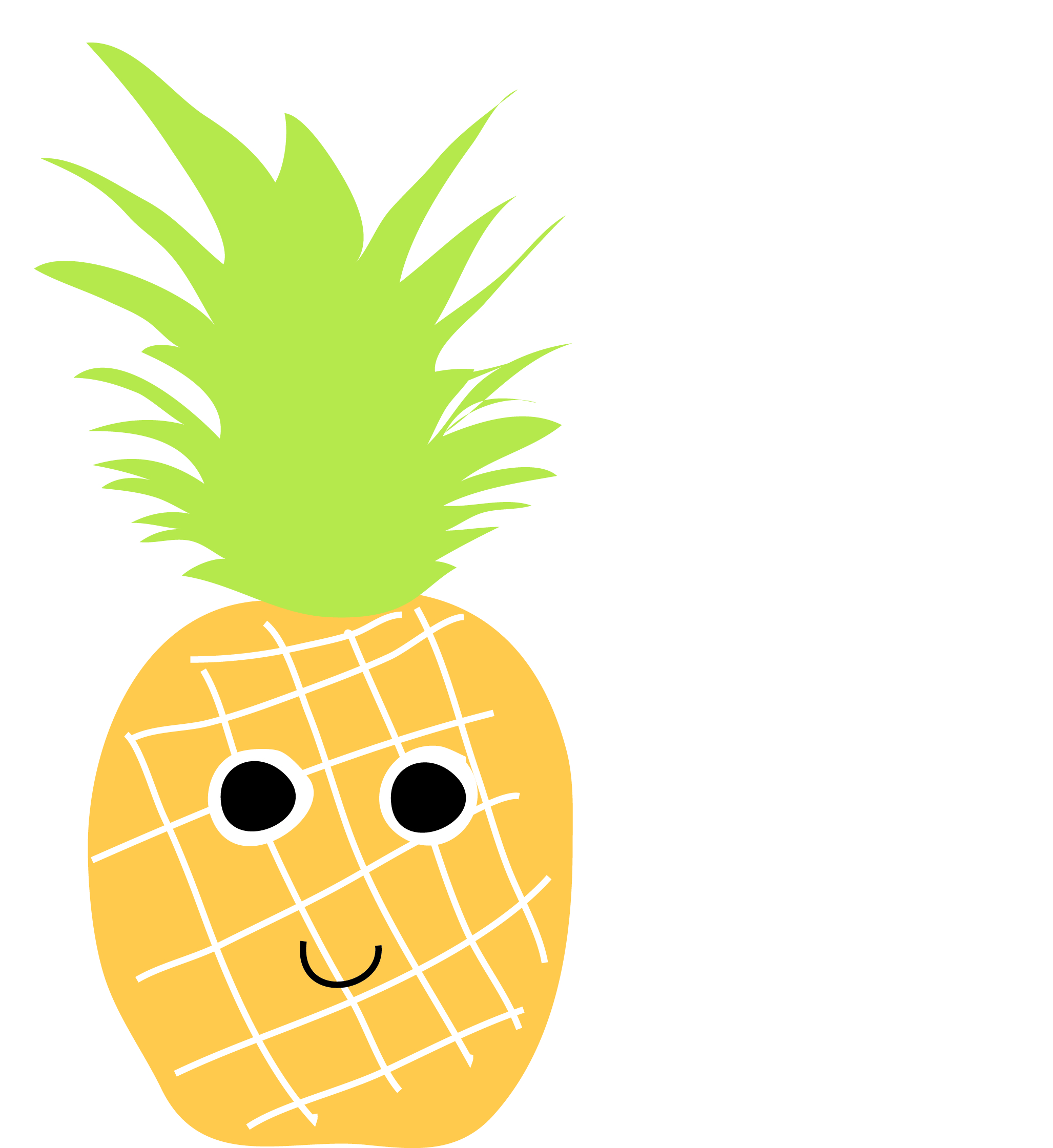 Pineapple Stencil | Clipart library - Free Clipart Images