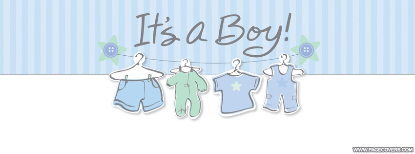 its a baby boy clipart