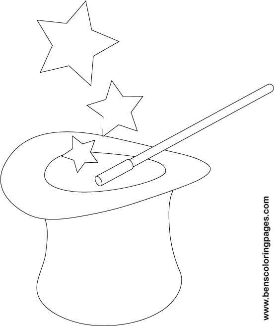 magician coloring pages - photo #16