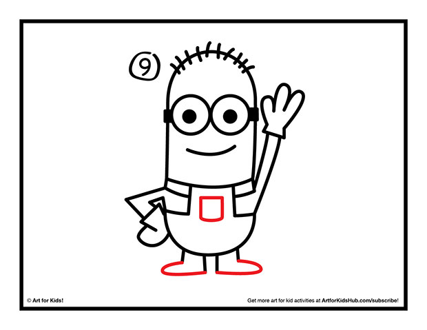 How To Draw A Minion - Art for Kids Hub