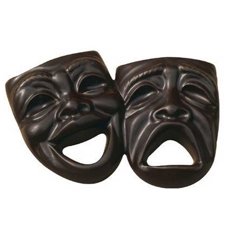 Promotional Chocolate Comedy  Tragedy Mask | 4AllPromos