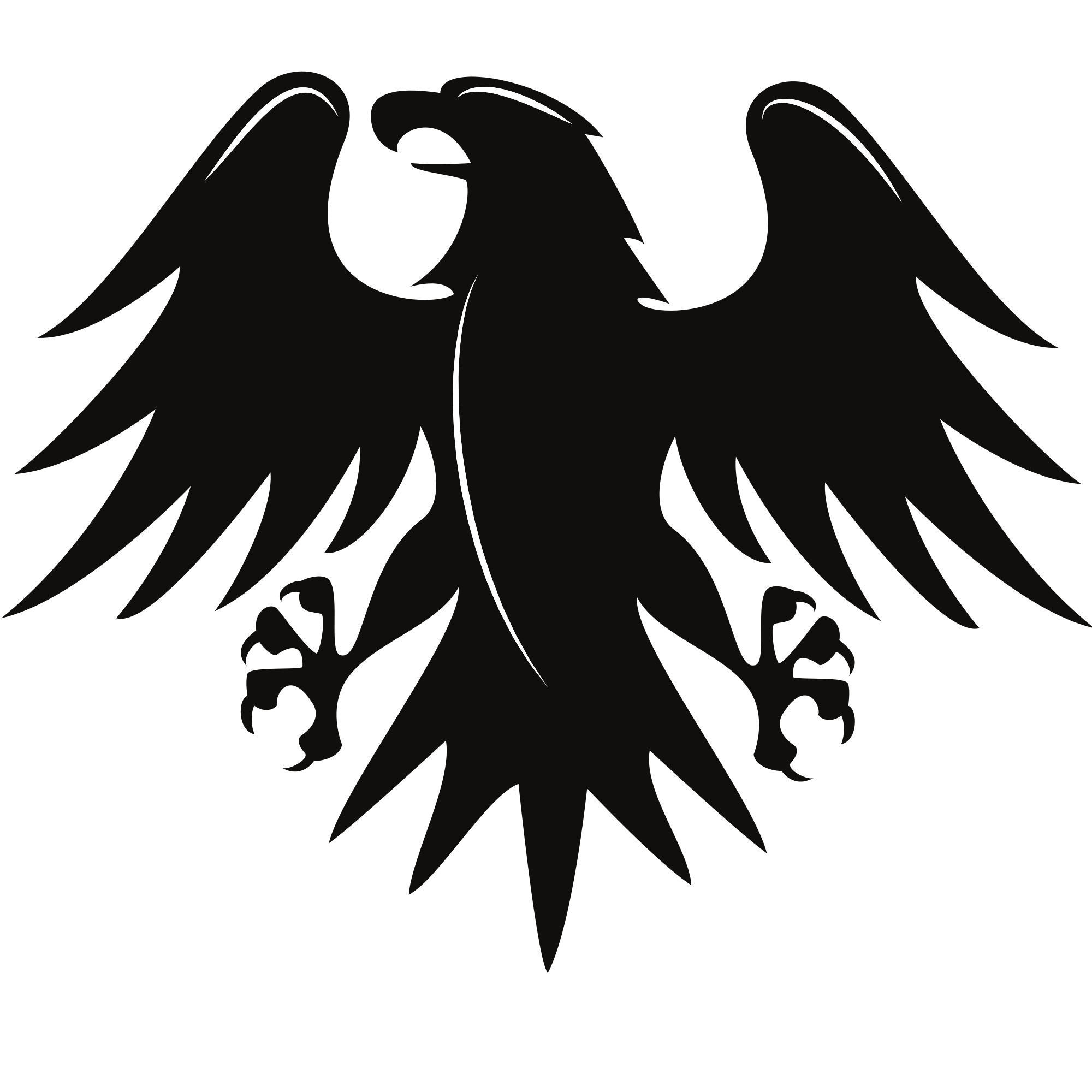 File:Black eagle vector image - Wikimedia Commons