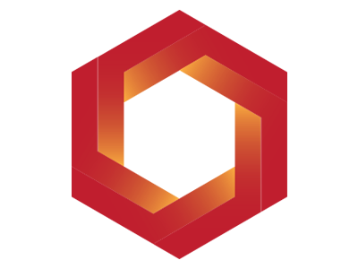 Dribbble - Red Gold Hexagon by Adam Wilson