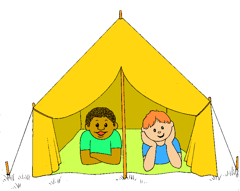 Clipart Of Children Camping