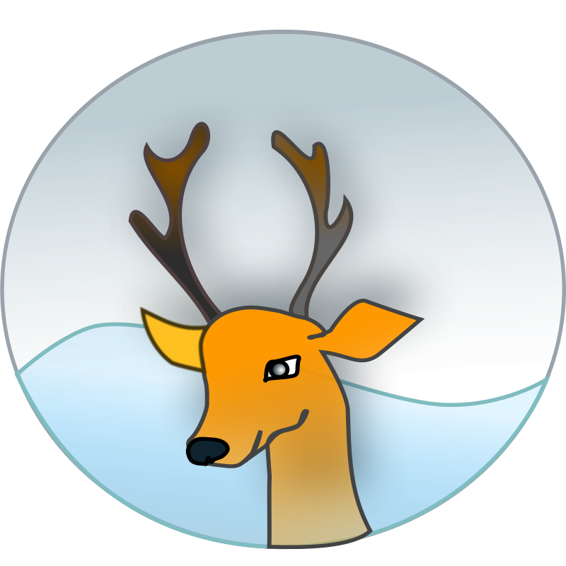 Cartoon Reindeer Clip Art Download