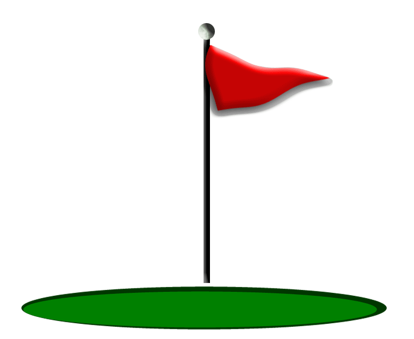 Golf Flag Clip Art