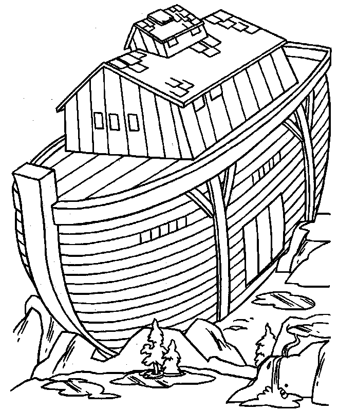 Printable Noahs Ark Picture - Honningpupp II