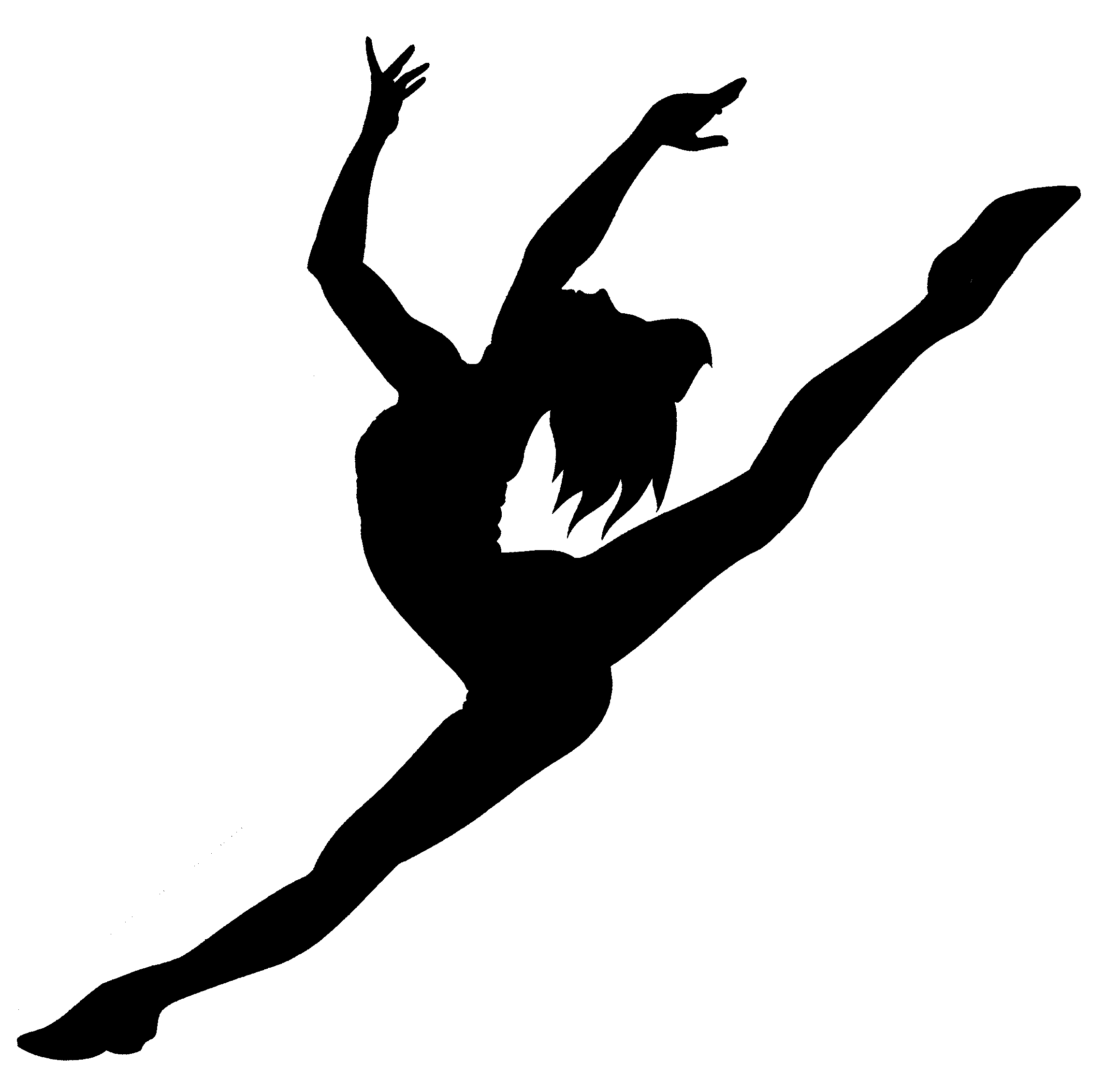 Dancer Jumping Silhouette | Clipart library - Free Clipart Images