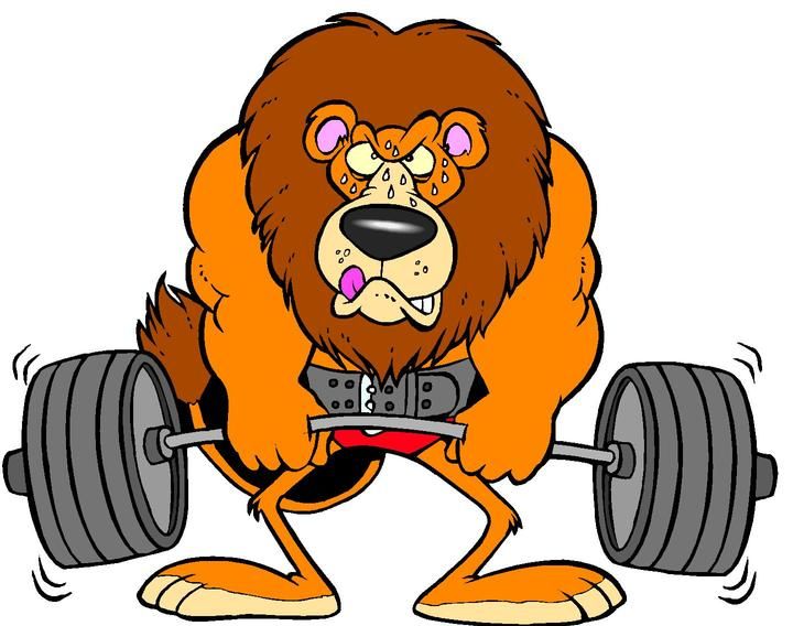 Free ? Weightlifting, Fitness Training, Body Building Clipart 