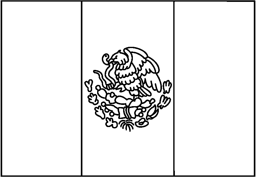 Mexican Flag Clipart 