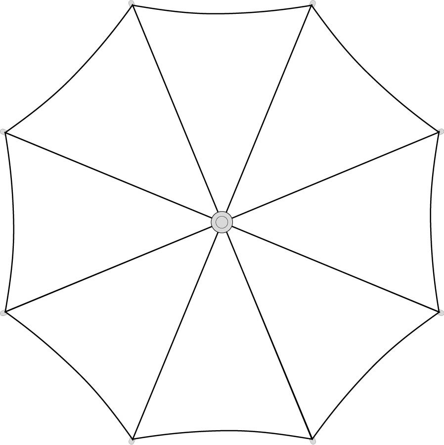 Printable Umbrella Pattern