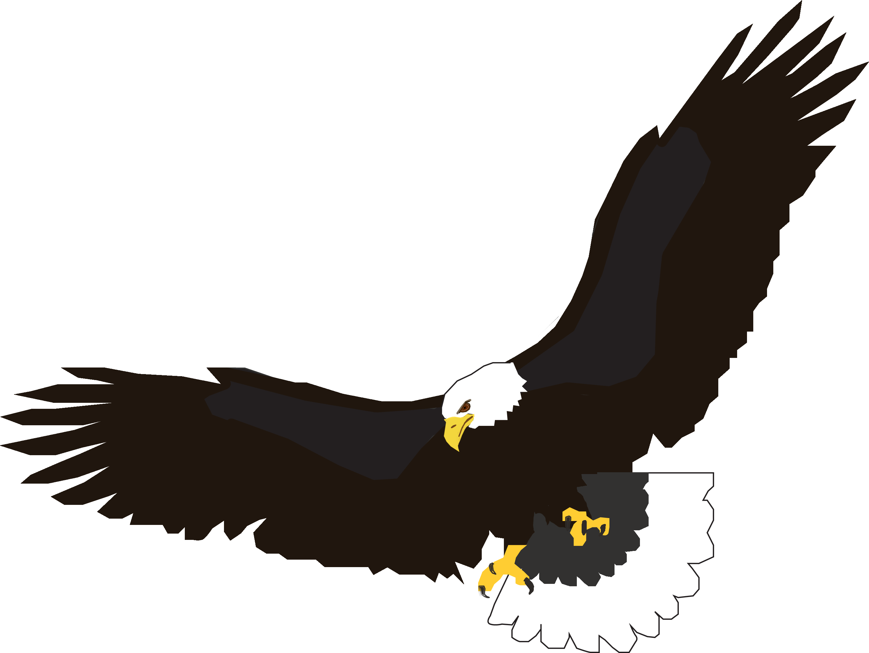 flying eagle clip art free download - photo #2
