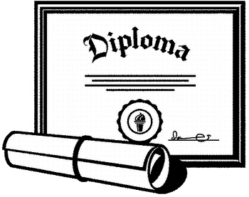 Diploma Graphics and Animated Gifs. Diploma