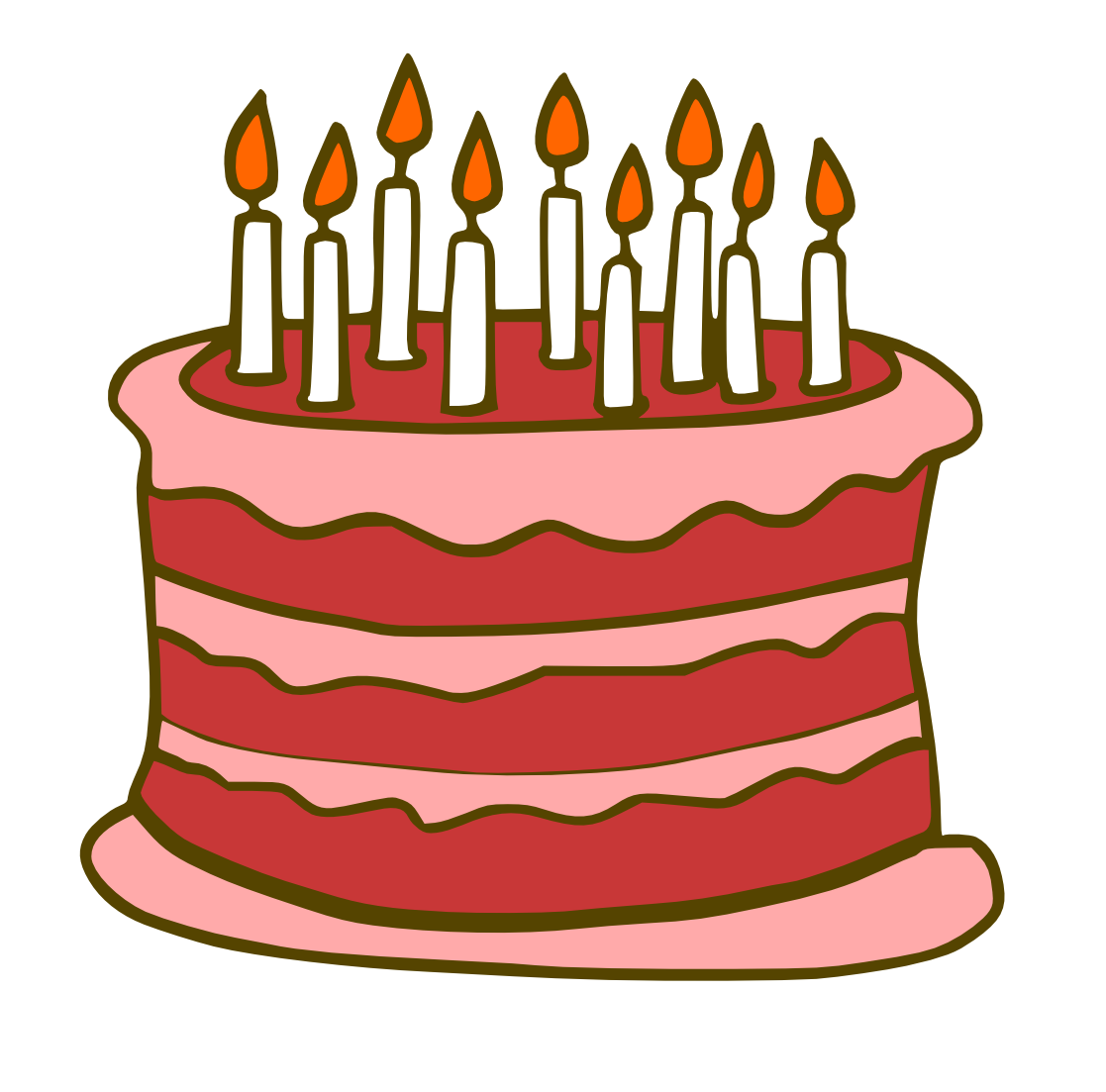 Birthday Cake Graphics - Clipart library