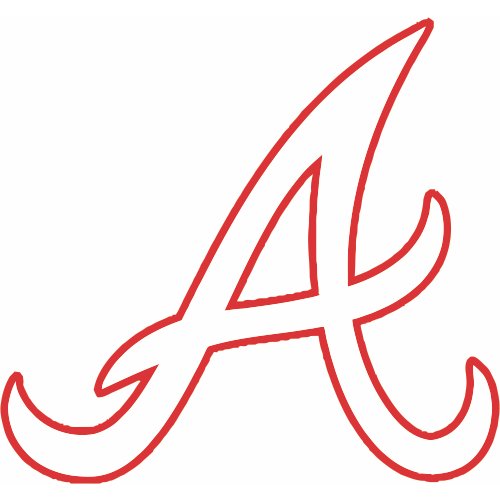 Atlanta Braves Cap Logo Iron On Sticker (Heat Transfer)
