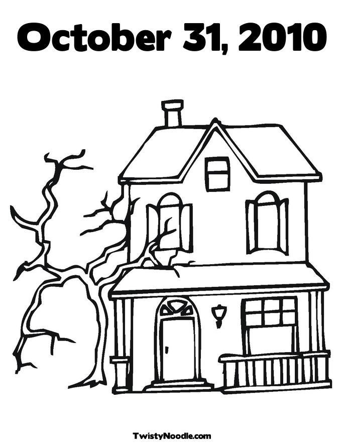 houses 3 Colouring Pages