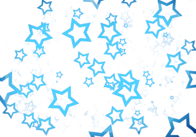 Blue Stars PSD, vector graphics 
