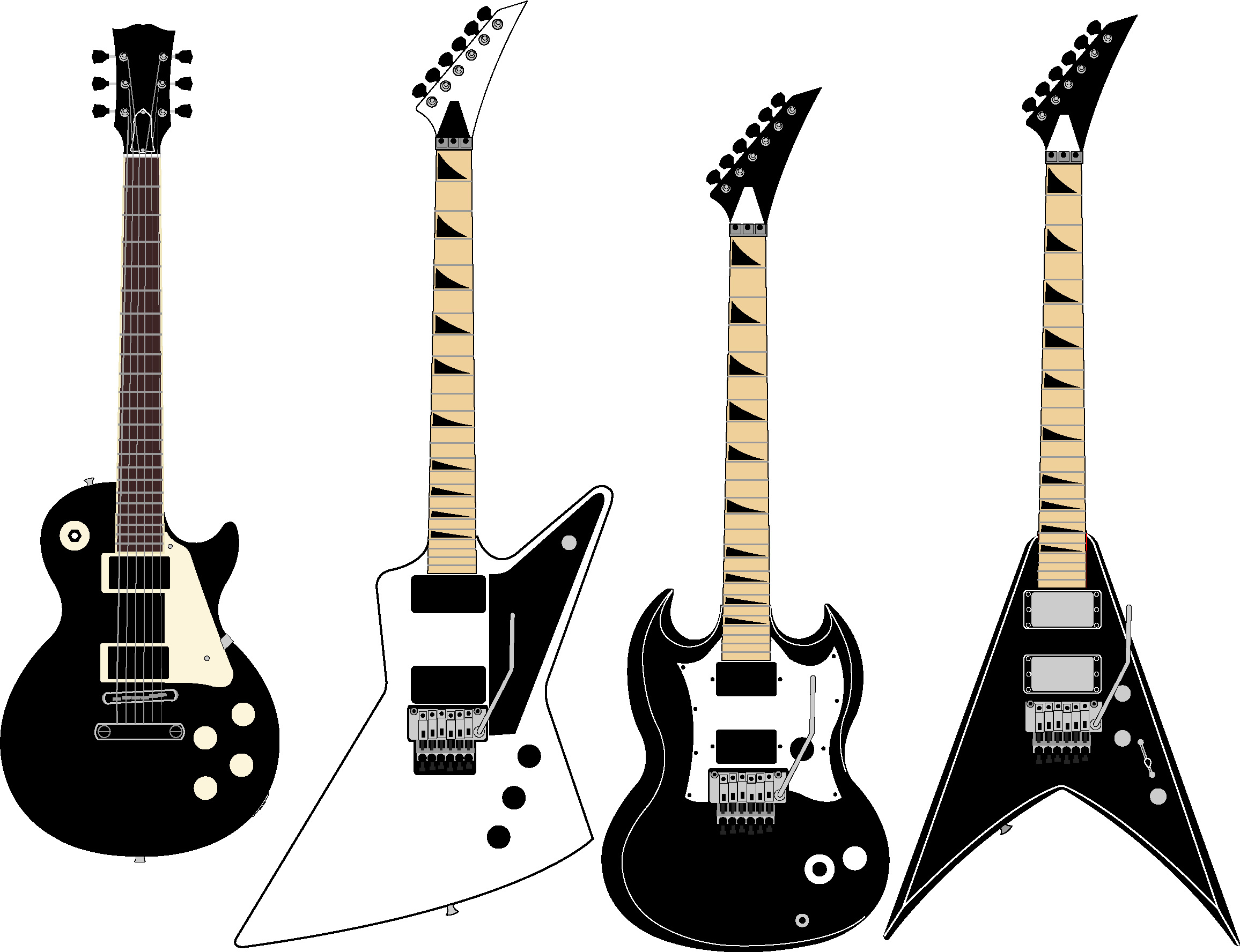 Clip Arts Related To : Electric guitar. view all Guitar Vector). 