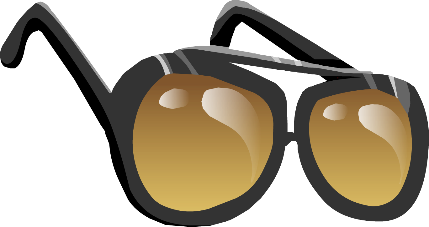 Cartoon Aviator Sunglasses Png Clipart - Free Clip Art Images
