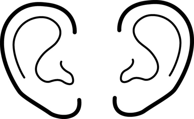 Ears Clipart Black And White Clip Art Library