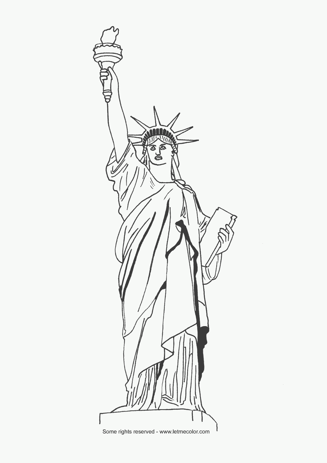 Statue Of Liberty Clipart Outline / Pin the clipart you like