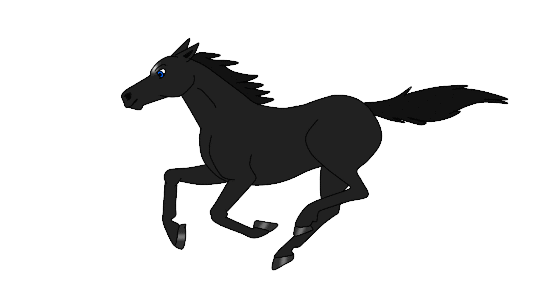 Horse Adoptable Black-Animated by Hikari-Yumi on Clipart library