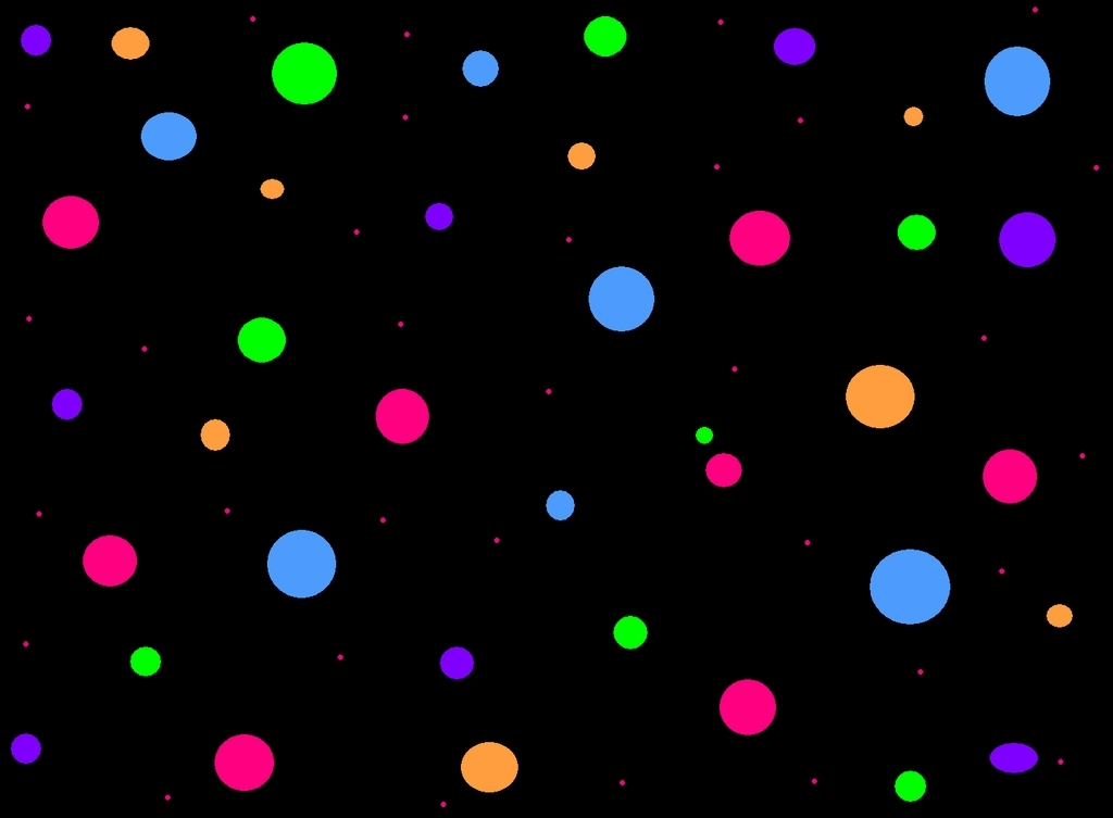 Black Base with Neon Polka Dots - wide 3