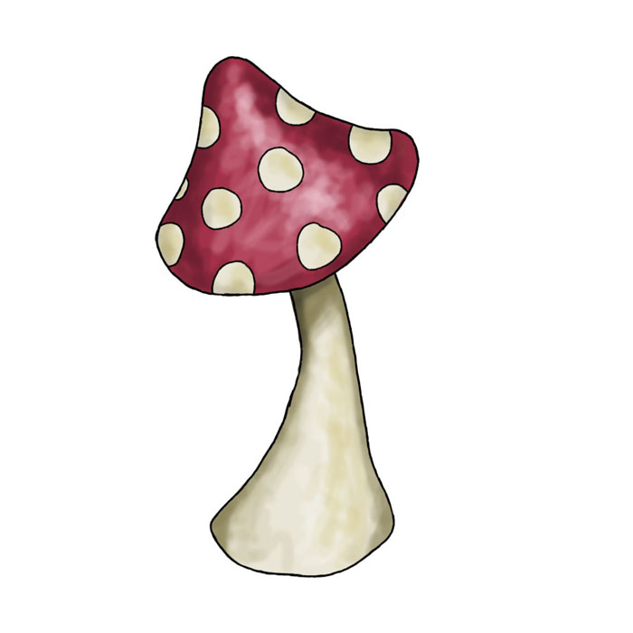 toadstool mushroom clipart - photo #30