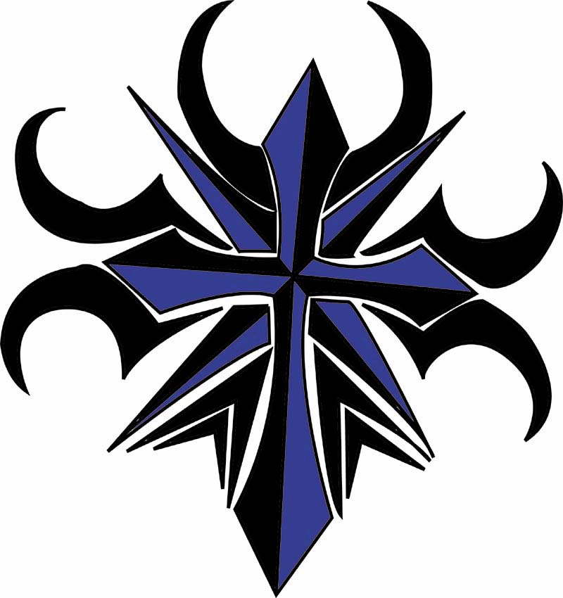 Tribal Cross by DarkWolf12 on Clipart library