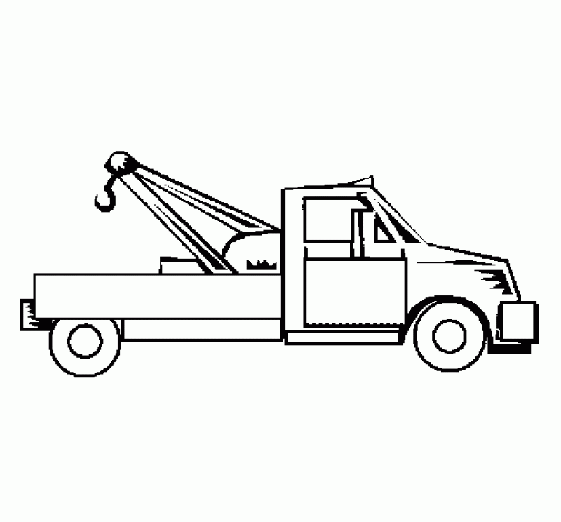 Tow Truck Coloring Pages - HD Printable Coloring Pages