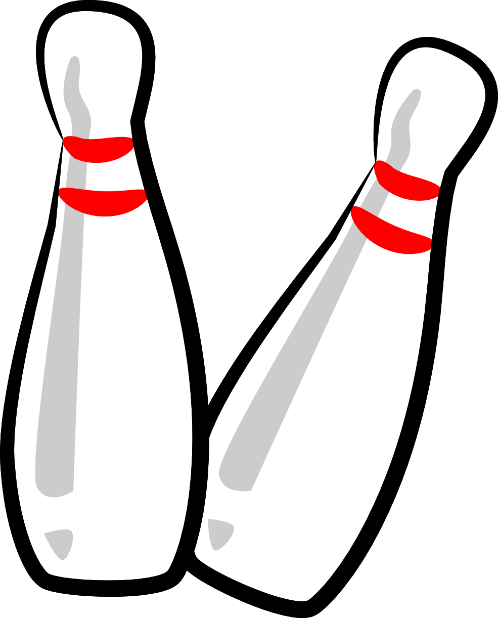 Bowling Pin Clipart - Clipart library
