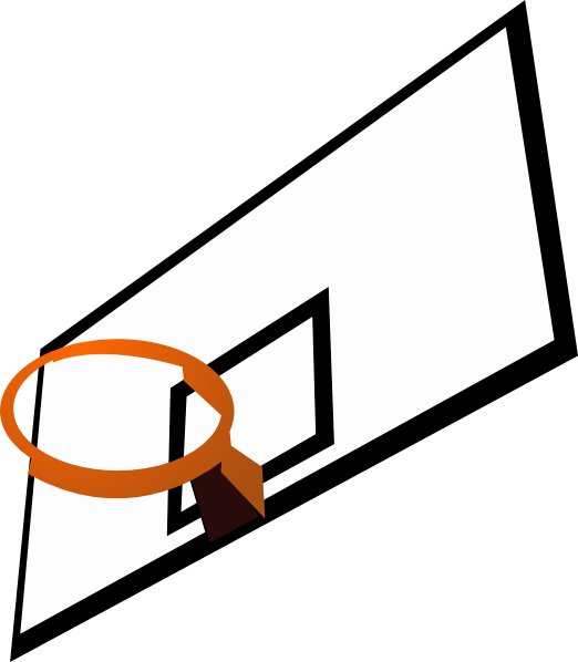 Basketball Rim clip art - vector clip art online, royalty free 