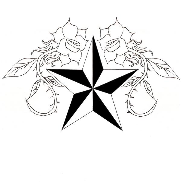 Free Drawings Of Star Tattoos, Download Free Drawings Of Star Tattoos
