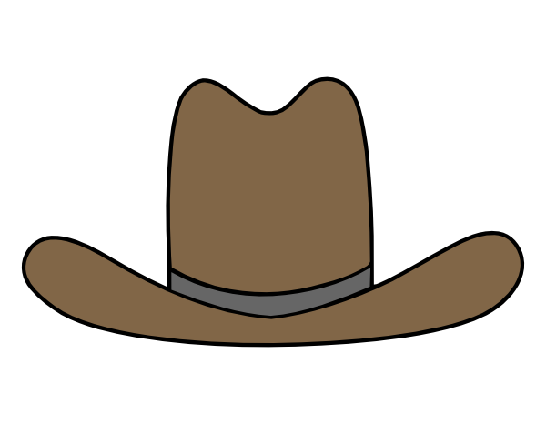 Cartoon Cowboy Hat 