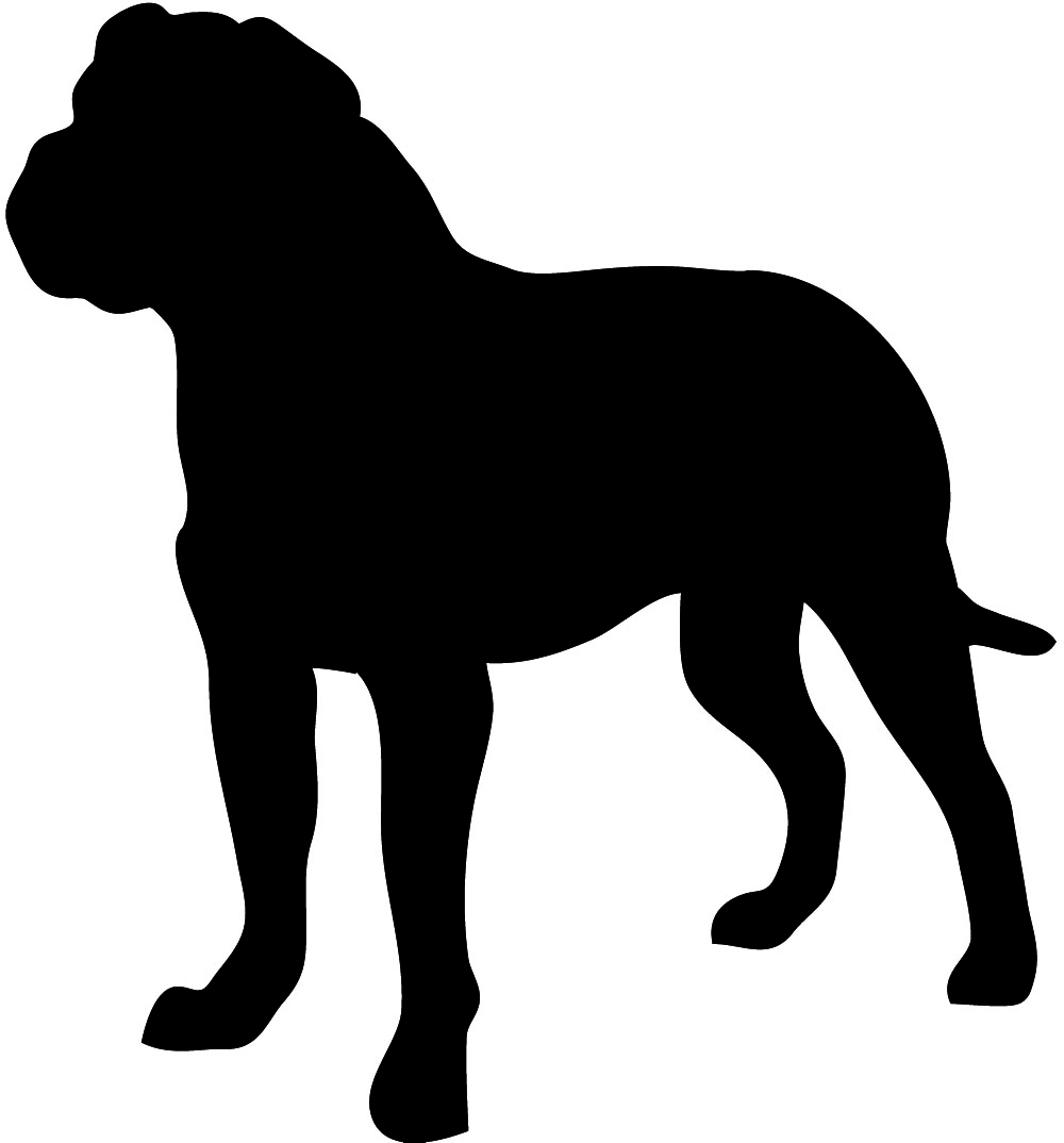 Pix For  Dog Clipart Silhouette