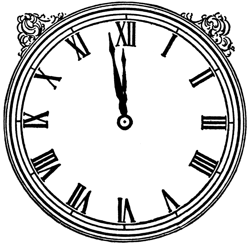 Free Clip Art Clock Face - Clipart library