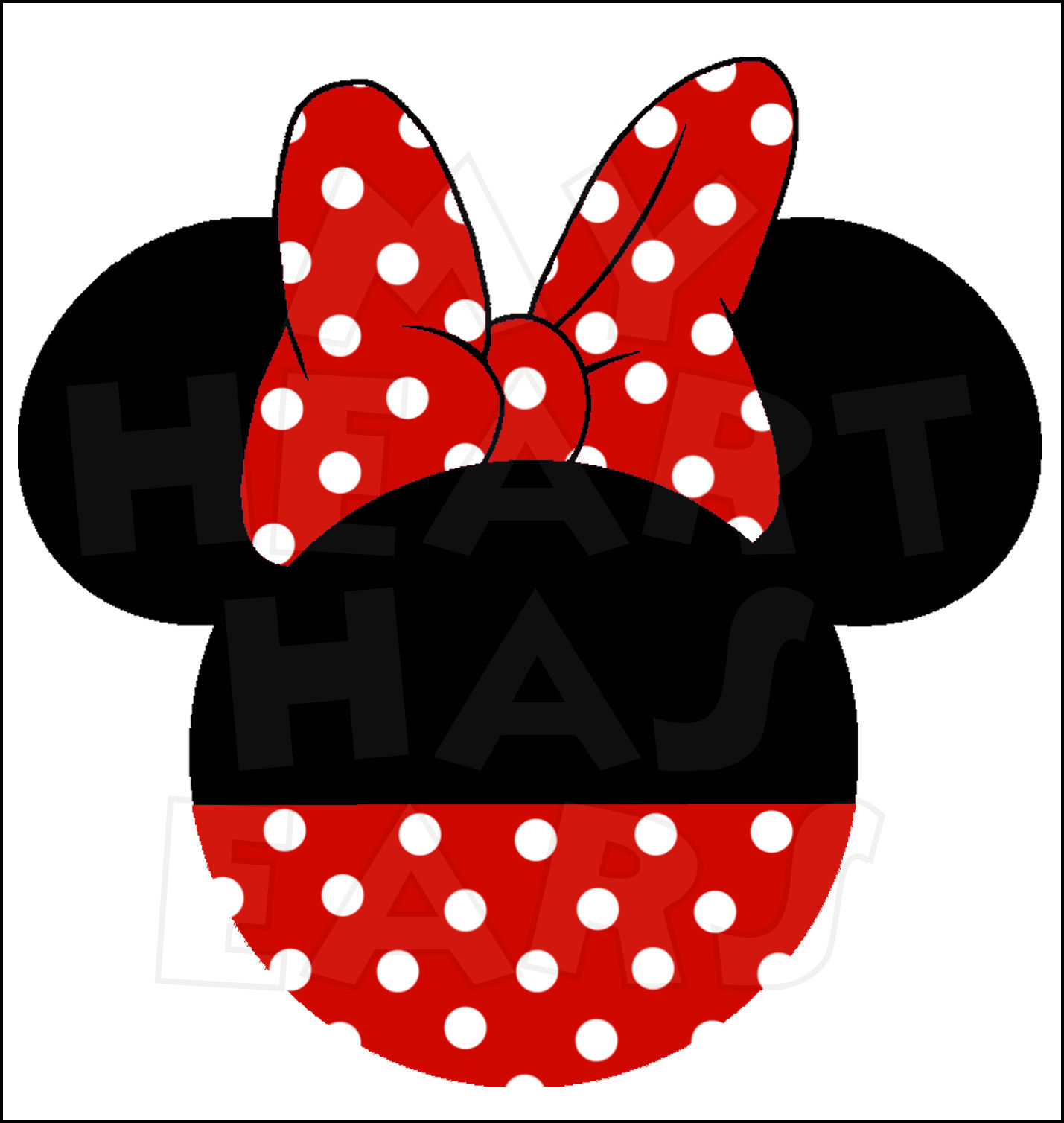 Minnie Mouse Silhouette Clip Art 