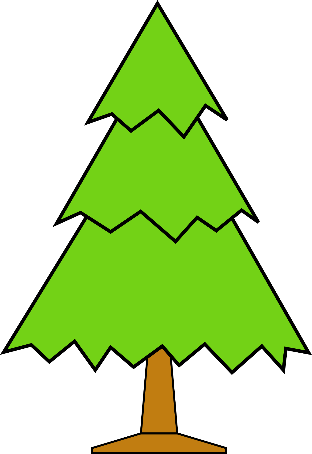 Free Outline Of A Christmas Tree, Download Free Outline Of A Christmas