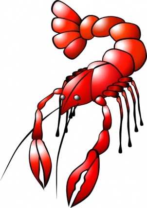 Crawfish clip art - Download free Animal vectors