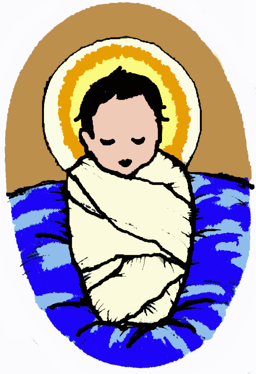 free baby jesus clipart images - photo #39