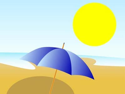 Free Summer beach vector | Free Vector Graphics