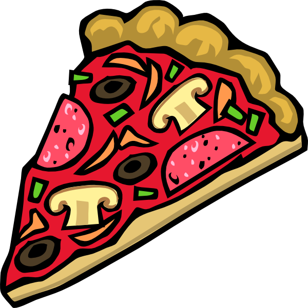 Pizza Slice clip art - vector clip art online, royalty free 