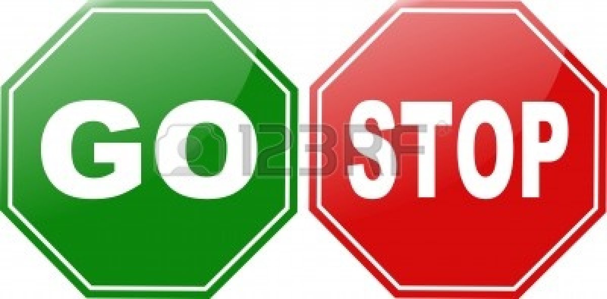 Go And Stop Sign Clip Art Library