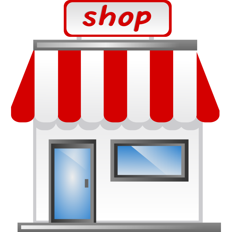 Clipart - Shop front Icon